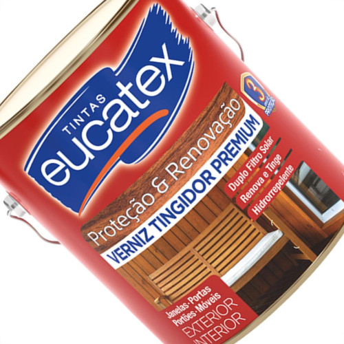 Eucatex Verniz Tingidor Mogno 3,6Gl