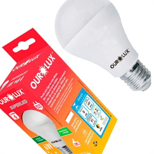 Ourolux Lamp Led Bulbo 06W 6,5K Inm
