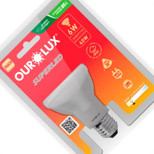 Ourolux Lamp Led Par-20 06W 3000K