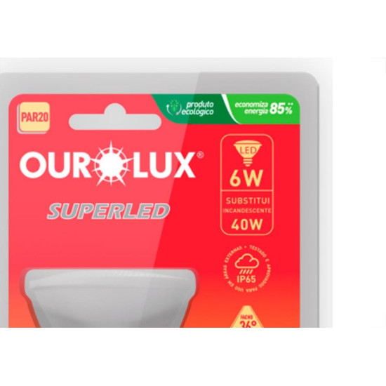 Ourolux Lamp Led Par-20 06W 3000K