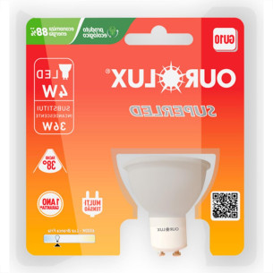 Ourolux Lamp Led Gu10 04W 2700K