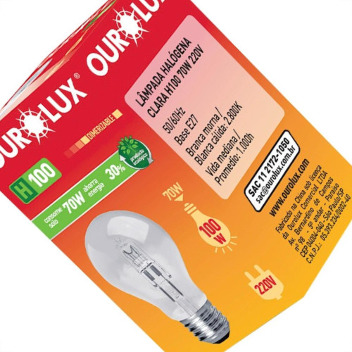 Ourolux Lamp Incand.Halog. 70Wx220V