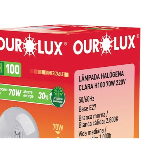 Ourolux Lamp Incand.Halog. 70Wx220V
