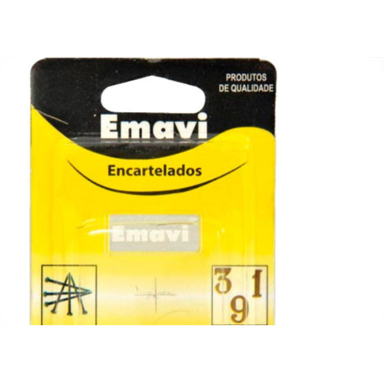 Emavi Cartela Prego Aco C/Cabeça 12X12 20Pc Emavi Cartela Prego Aco C/Cabeça 12X12 20Pc