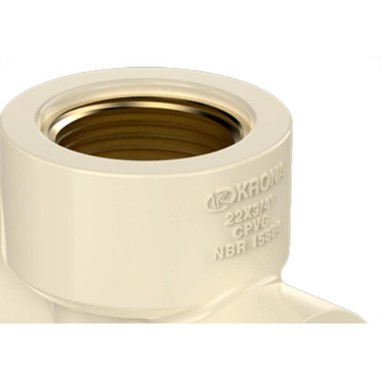 Krona Cpvc- Tee Transf 22X1/2