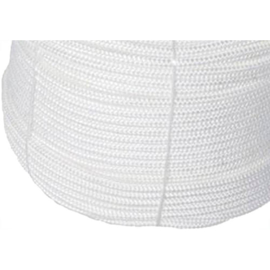 Roma-Fios Corda Poliester 10Mm X 110Mt Branca Roma-Fios Corda Poliester 10Mm X 110Mt Branca