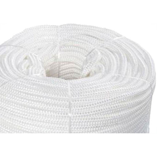 Roma-Fios Corda Poliester 10Mm X 110Mt Branca Roma-Fios Corda Poliester 10Mm X 110Mt Branca