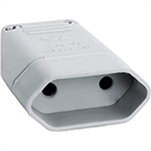 Perlex Pino Femea 2P 10A Bco 1042 - Kit C/10 Pc