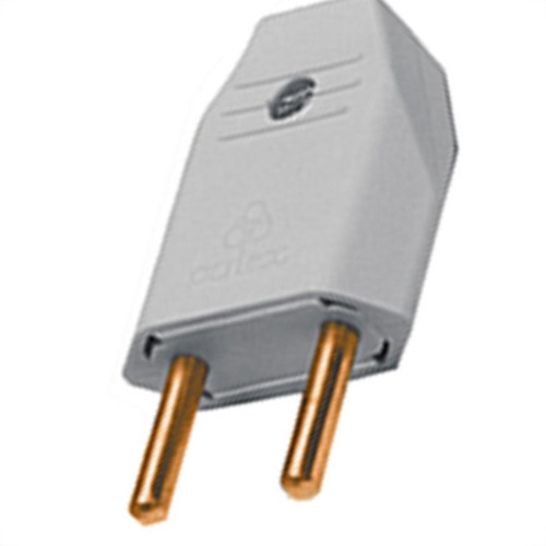 Perlex Pino Macho 2P 10A Bco 1041 - Kit C/10 Pc Perlex Pino Macho 2P 10A Bco 1041 - Kit C/10 Pc