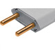 Perlex Pino Macho 2P 10A Bco 1041 - Kit C/10 Pc Perlex Pino Macho 2P 10A Bco 1041 - Kit C/10 Pc