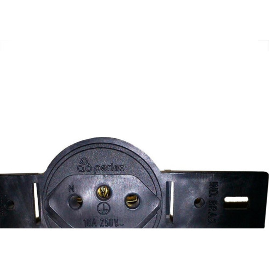Perlex Tomada Rd.10A P/Condulete Pr