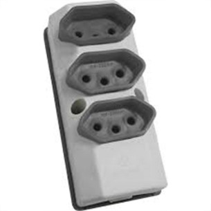 Perlex Tomada Barra 3T 2P+T 10A Cz