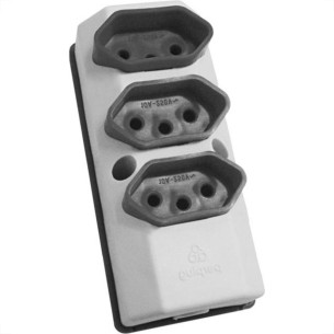 Perlex Tomada Barra 3T 2P+T 20A Cz