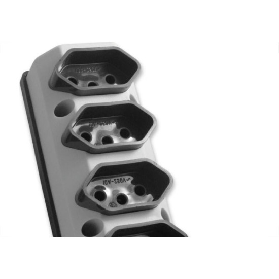 Perlex Tomada Barra 4T 2P+T 10A Cz
