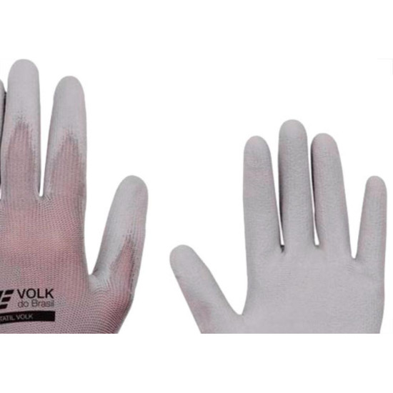 Volk Luva Malha Multitato Cza 09=G - Kit C/12 Pr