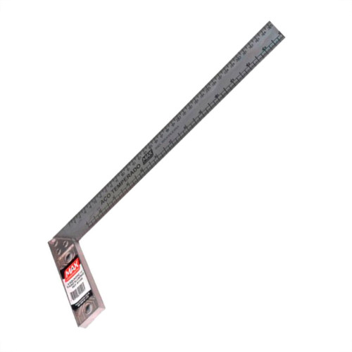 Max Esquadro Cabo Aluminio 30Cm Max Esquadro Cabo Aluminio 30Cm
