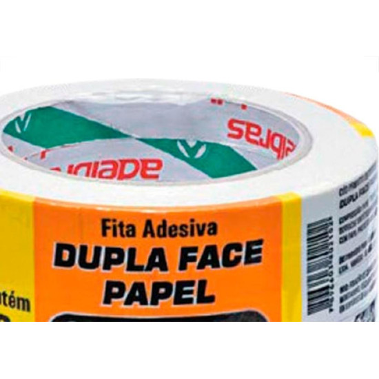 Adelbras Fita Dupla Face Pap.Bco 12X30M - Kit C/6 Rl Adelbras Fita Dupla Face Pap.Bco 12X30M - Kit C/6 Rl
