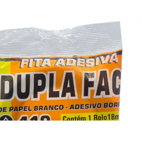 Adelbras Fita Dupla Face Pap.Bco 18X30M - Kit C/4 Rl Adelbras Fita Dupla Face Pap.Bco 18X30M - Kit C/4 Rl