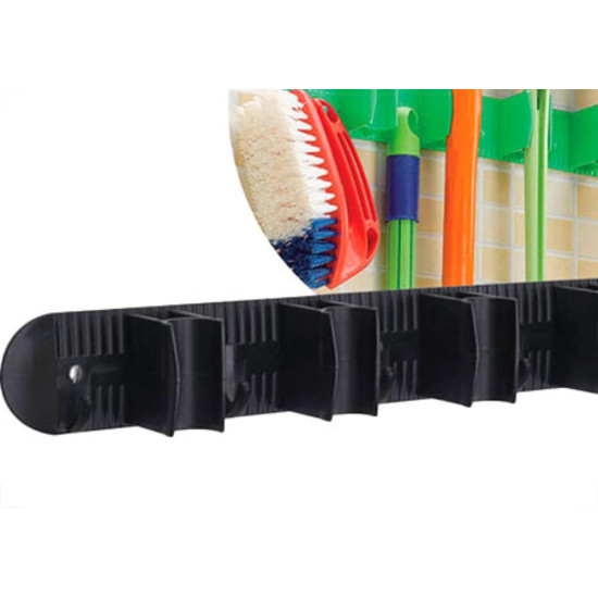 Nitronplast Porta Vassouras C/4 Enc.Preto-185/P