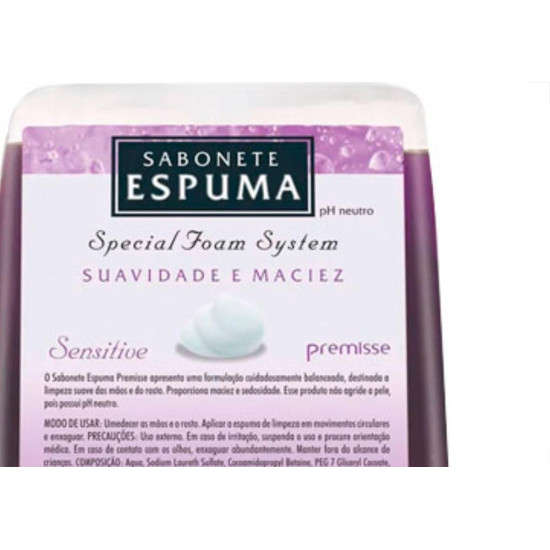 Premisse Sabonete Espuma Prem.Sensitiv 700Ml Premisse Sabonete Espuma Prem.Sensitiv 700Ml