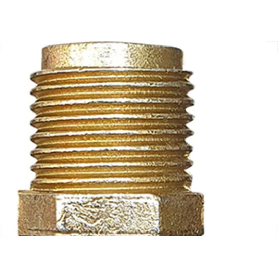 Garden Niple Metal Amarelo,1/2 Garden Niple Metal Amarelo,1/2