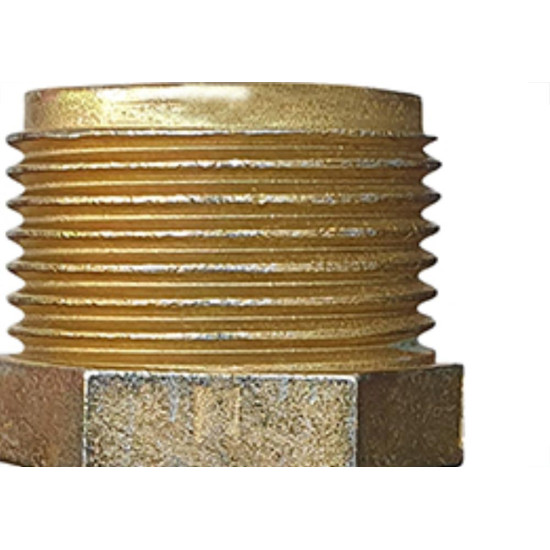 Garden Niple Metal Amarelo,3/4 Garden Niple Metal Amarelo,3/4