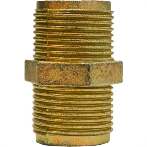 Garden Niple Metal Amarelo,3/4X1/2 Garden Niple Metal Amarelo,3/4X1/2