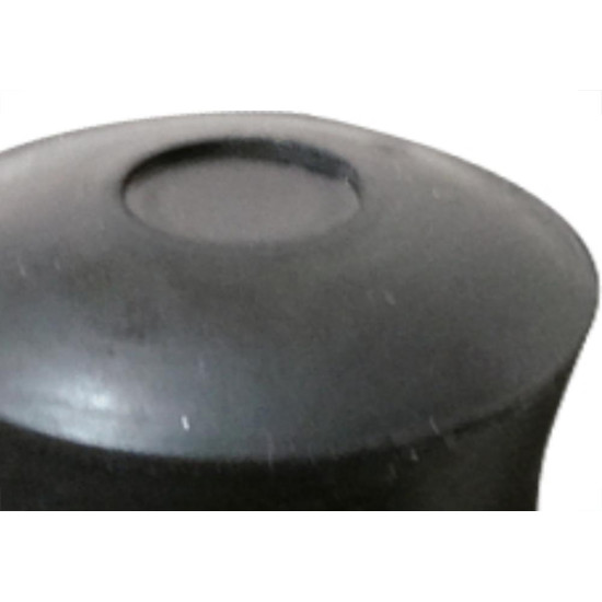 Forsan Ponteira Preta De Borracha Para Cadeira E 3/4 C/20