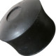 Forsan Ponteira Preta De Borracha Para Cadeira 7/8 C/20