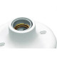 Foxlux Plafonie C/Soq(Porc) Bco