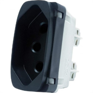 Alumbra Fora De Linha Modulo Gracia Pr Tomada 2P+T 10A-360 Alumbra Fora De Linha Modulo Gracia Pr Tomada 2P+T 10A-360