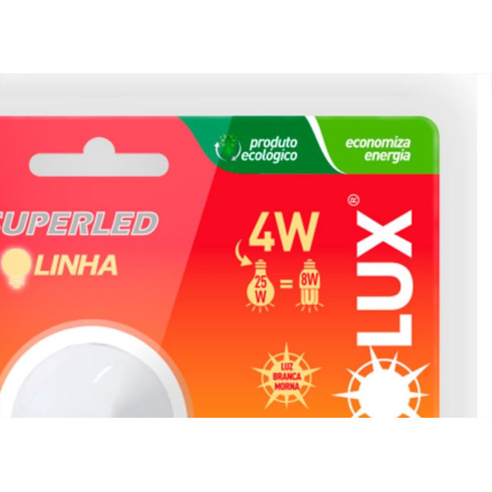 Ourolux Lamp Led Bolinha 4W 2,7K Ourolux Lamp Led Bolinha 4W 2,7K