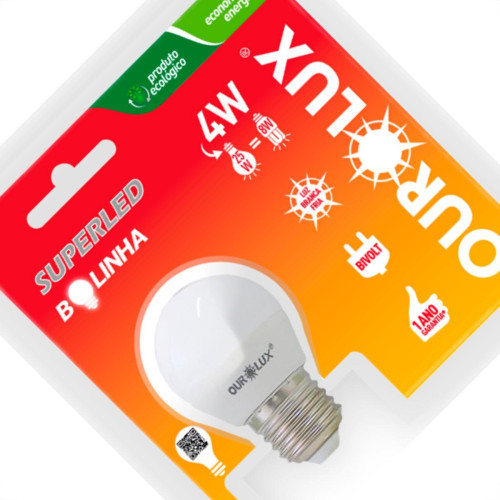 Ourolux Lamp Led Bolinha 4W 6,5K Ourolux Lamp Led Bolinha 4W 6,5K