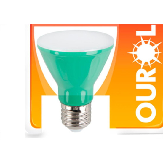 Ourolux Lamp Led Par-20 06W Verde