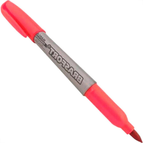 Brasfort Caneta P/Marcacao Fina Verm 7853 - Kit C/12 Pc Brasfort Caneta P/Marcacao Fina Verm 7853 - Kit C/12 Pc