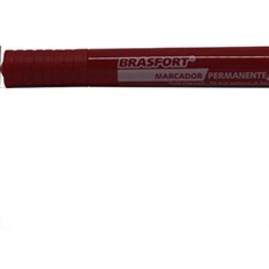 Brasfort Caneta P/Marcacao Gros.Verm 7856 - Kit C/12 Pc Brasfort Caneta P/Marcacao Gros.Verm 7856 - Kit C/12 Pc
