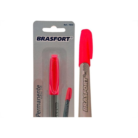 Brasfort Caneta P/Marcacao Blist.Fina Verm Brasfort Caneta P/Marcacao Blist.Fina Verm