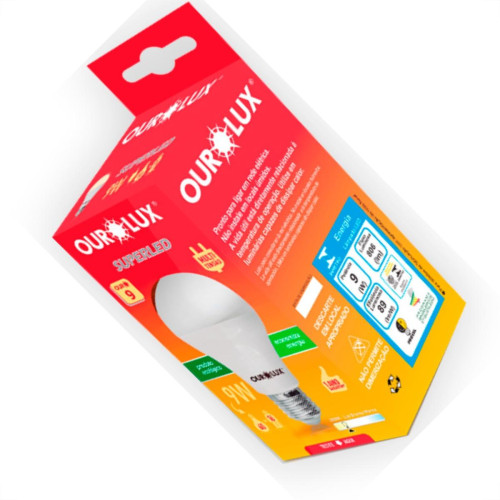 Ourolux Lamp Led Bulbo 09W 3.000K Ourolux Lamp Led Bulbo 09W 3.000K