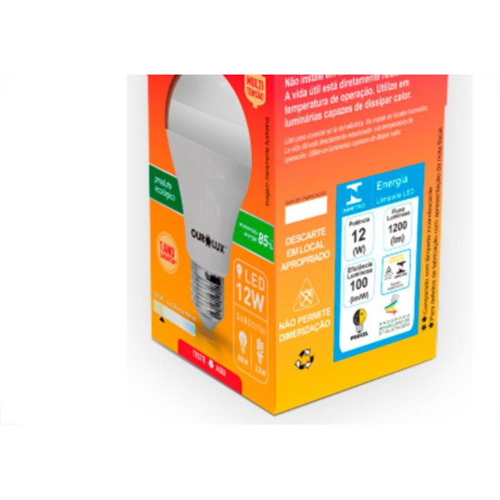 Ourolux Lamp Led Bulbo 12W 3,000K Ourolux Lamp Led Bulbo 12W 3,000K