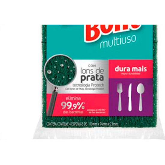 Bettanin Esponja Esfrebom Leve C/04-4544