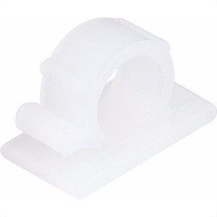 Sforplast Eletrica Clip Adesivo Sfor 13Mm Branco C/4