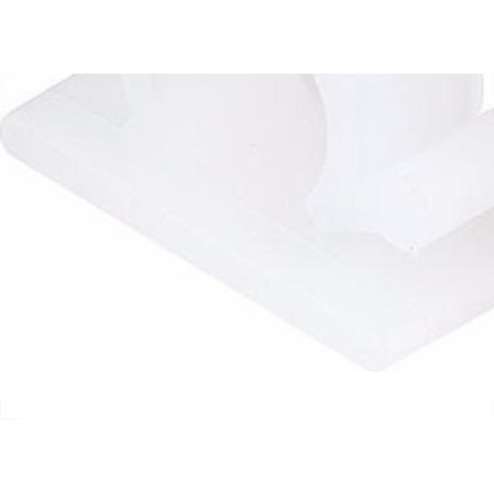 Sforplast Eletrica Clip Adesivo Sfor 13Mm Branco C/4