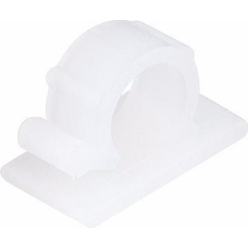 Sforplast Eletrica Clip Adesivo Sfor 13Mm Branco C/50