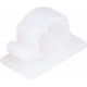 Sforplast Eletrica Clip Adesivo Sfor 13Mm Branco C/50