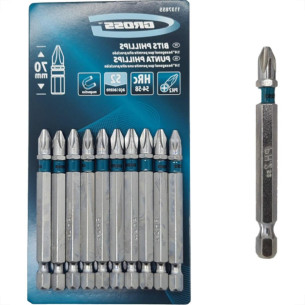 Mundo Das Ferramentas Bits Phillips Gross S2(Ph2)X 70Mm C/10