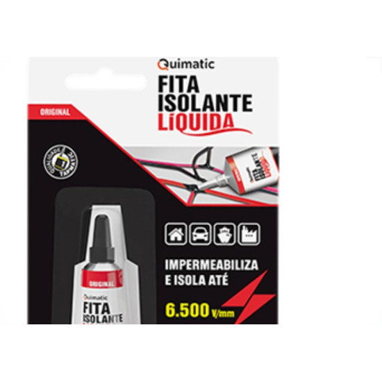 Tapmatic Fita Isol. Liquida Preta Quimatic 16G
