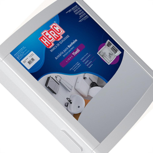 Herc Armario Banheiro Tivoli Branco 353