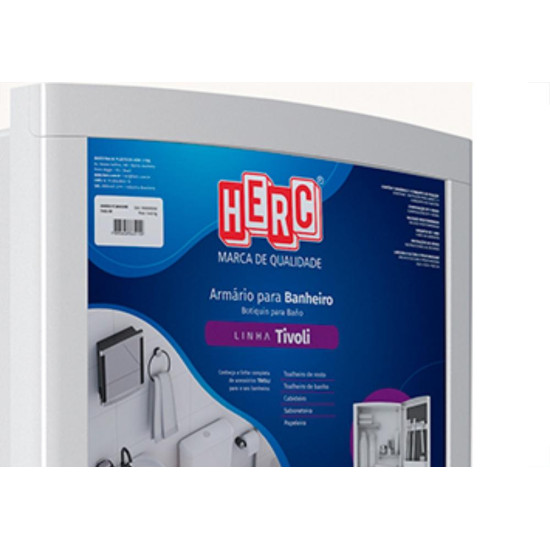 Herc Armario Banheiro Tivoli Branco 353