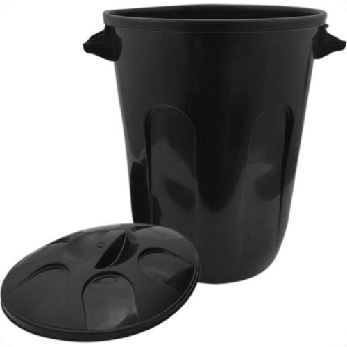 Jaguar Cesto Fechado C/Tpa Preta 60Lt-3079