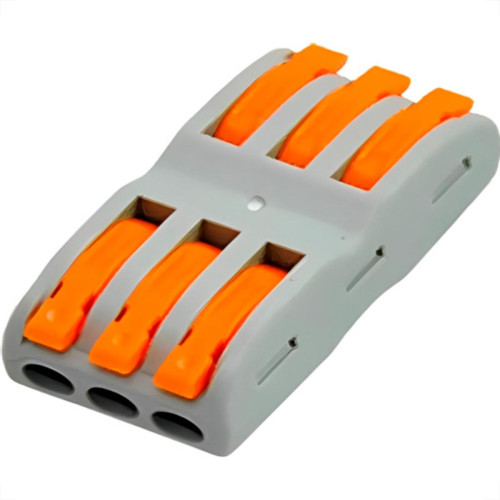 Jng Conector Derivacao 3P 4Mm-16028 - Kit C/5 Un Jng Conector Derivacao 3P 4Mm-16028 - Kit C/5 Un